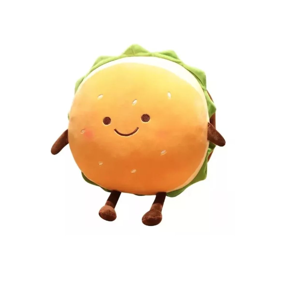 GENERICO - Peluche Hamburguesa Kawaii 40 Cms- Grande