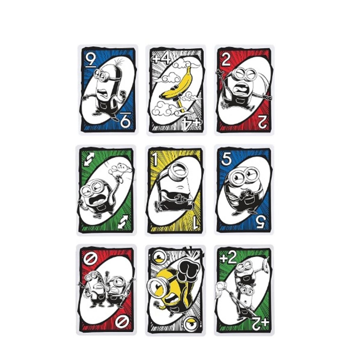 GENERICO - JUEGO DE 112 CARTAS UNO MINIONS THE RISE OF GRU