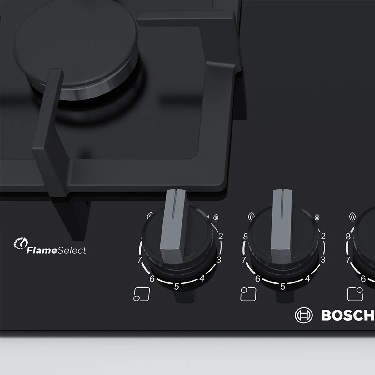 BOSCH - Encimera a Gas Vidrio Templado Bosch 60 cm