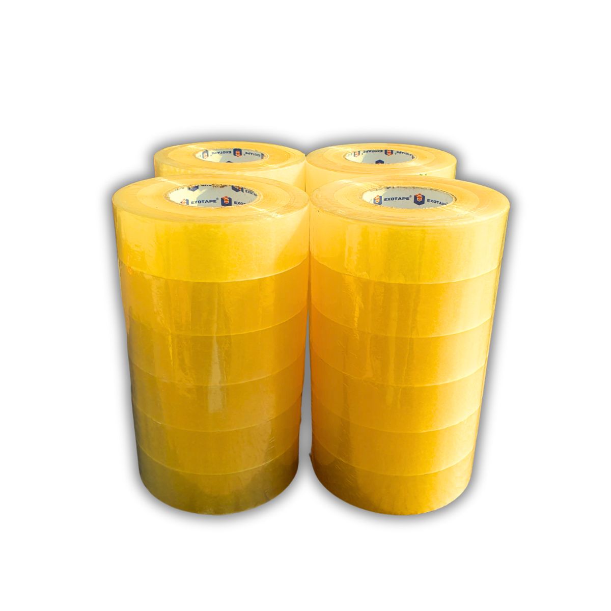 EXOTAPE - Pack x24 Cinta Adhesiva Transparente 300 mts