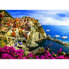 ID1SG IMPRESION DIGITAL1 - Cuadro decorativo paisaje "Cinque Terre Italia" 50 x 70