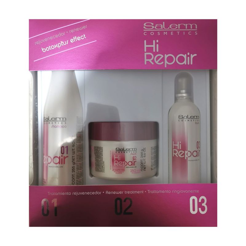 SALERM - Kit Salerm Hi Repair Tratamiento Capilar Rejuvenecedor