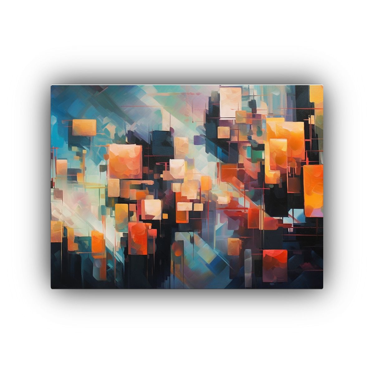 GENERICO - Pinturas Decorativas Con Textura Y Sensibilidad Artística E 120x80cm