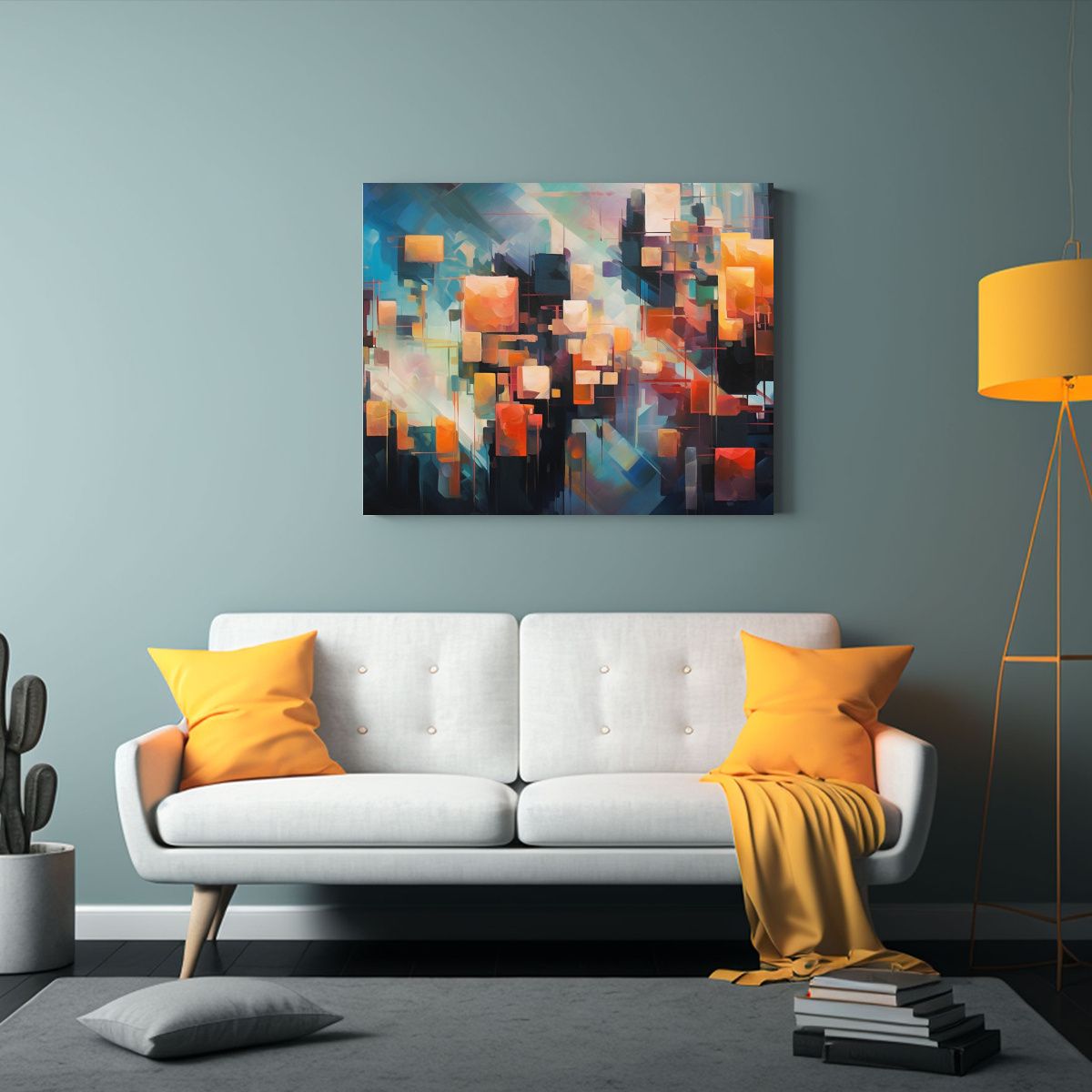 GENERICO - Pinturas Decorativas Con Textura Y Sensibilidad Artística E 120x80cm