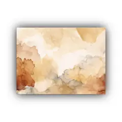GENERICO - Pinturas Decorativas Equilibrio Colores Beige En Acuarela 120x80cm