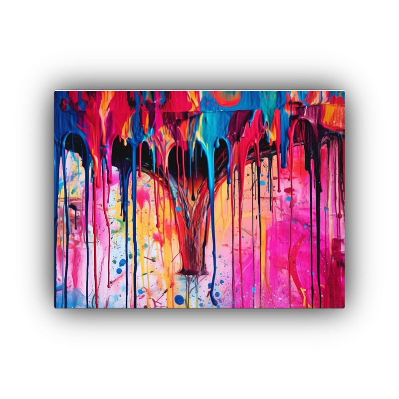 GENERICO - Pinturas Decorativas Surrealismo Tag Graffiti Moderno 120x80cm