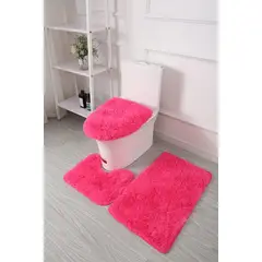 ANGELES DEL HOGAR - Set de Baño 3 Piezas Peludo