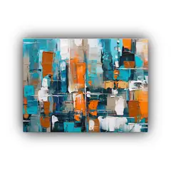 GENERICO - Pintura Vintage De Arte Urbano Ciudad En Estilo Clásico 120x80cm