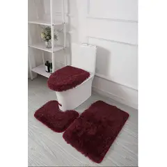 ANGELES DEL HOGAR - Set de Baño 3 Piezas Peludo