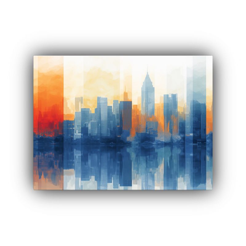 GENERICO - Pinturas De Decoración Con Arte De Detalles De Ciudad En Na 120x80cm
