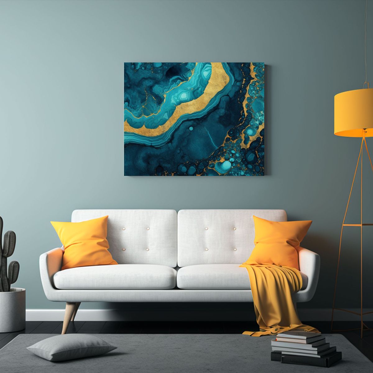 GENERICO - Pinturas Florales De Líneas Finas Para Decorar El Hogar 120x80cm