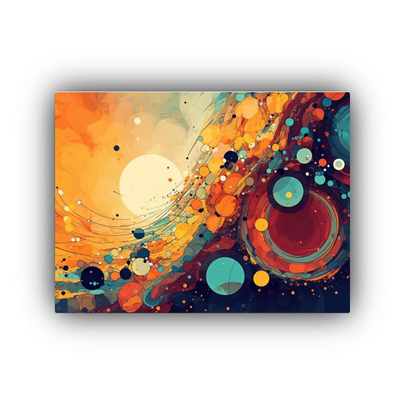 GENERICO - Fondo Abstracto Detallado En Lienzo único 120x80cm