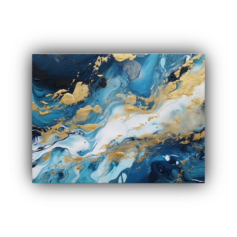GENERICO - Cuadro Tela Decoración Interiores Marmolado Contemporáneo  120x80cm