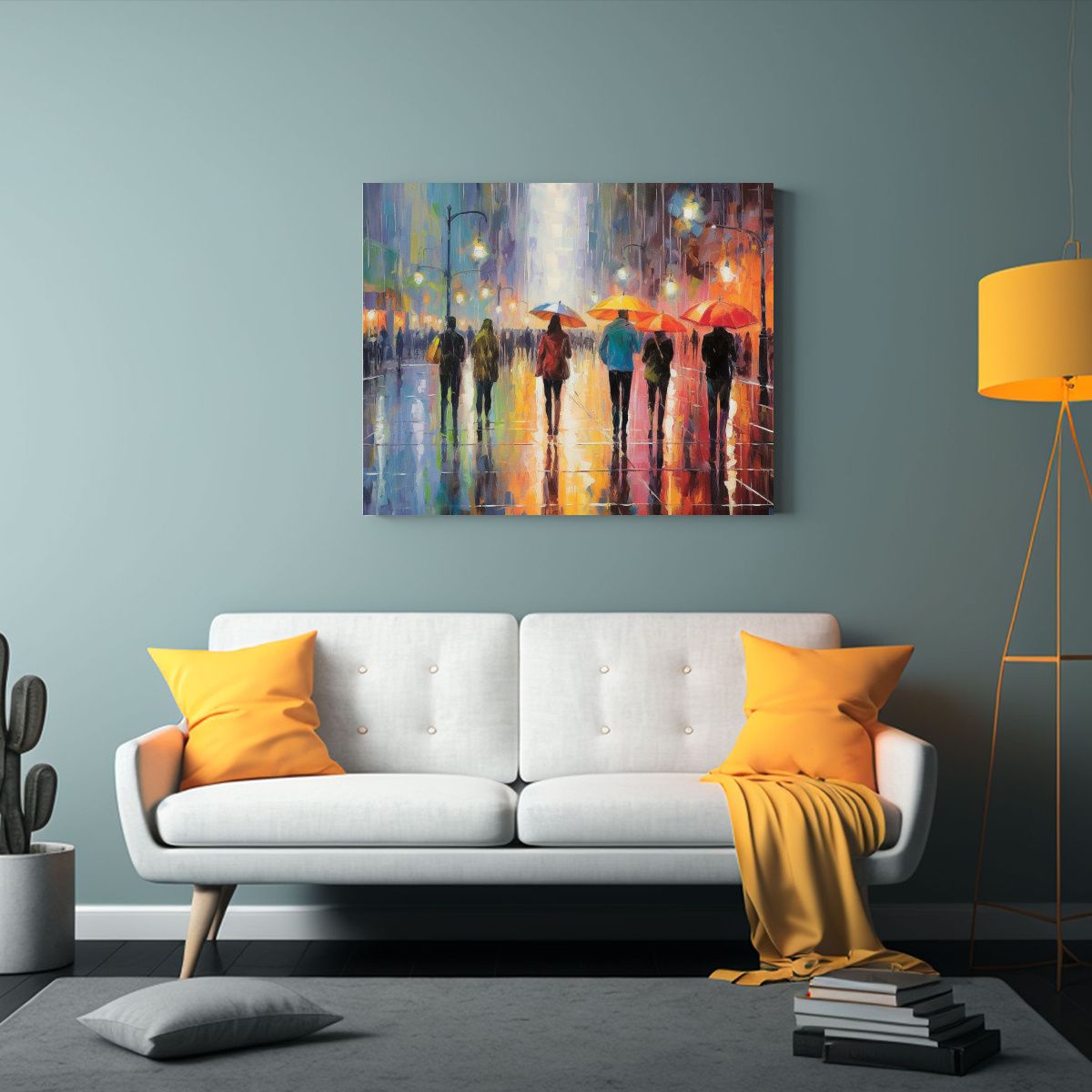 GENERICO - Cuadro Con Textura Creativa De Thanh Binh Pintura Colorida  120x80cm