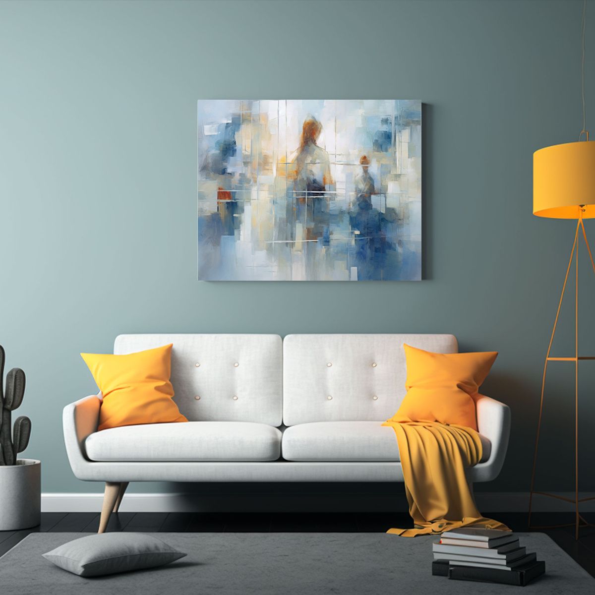 GENERICO - Pintura óleo Cuadro Dibujo Fantasía Artista Maestro Creati 120x80cm