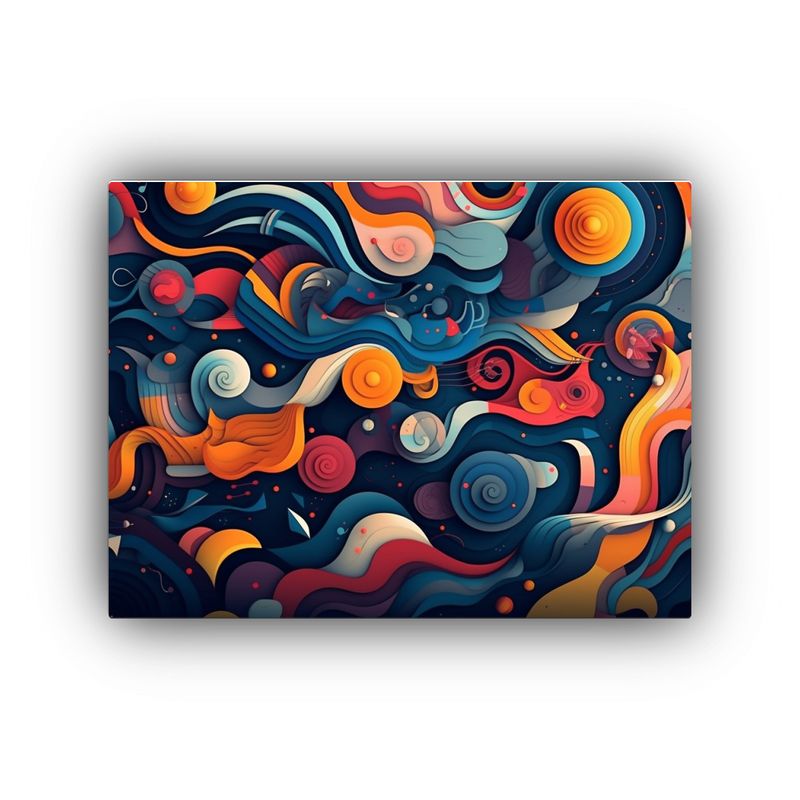 GENERICO - Cuadro Espectacular Con Escena Abstracta En Diferentes Dise 120x80cm