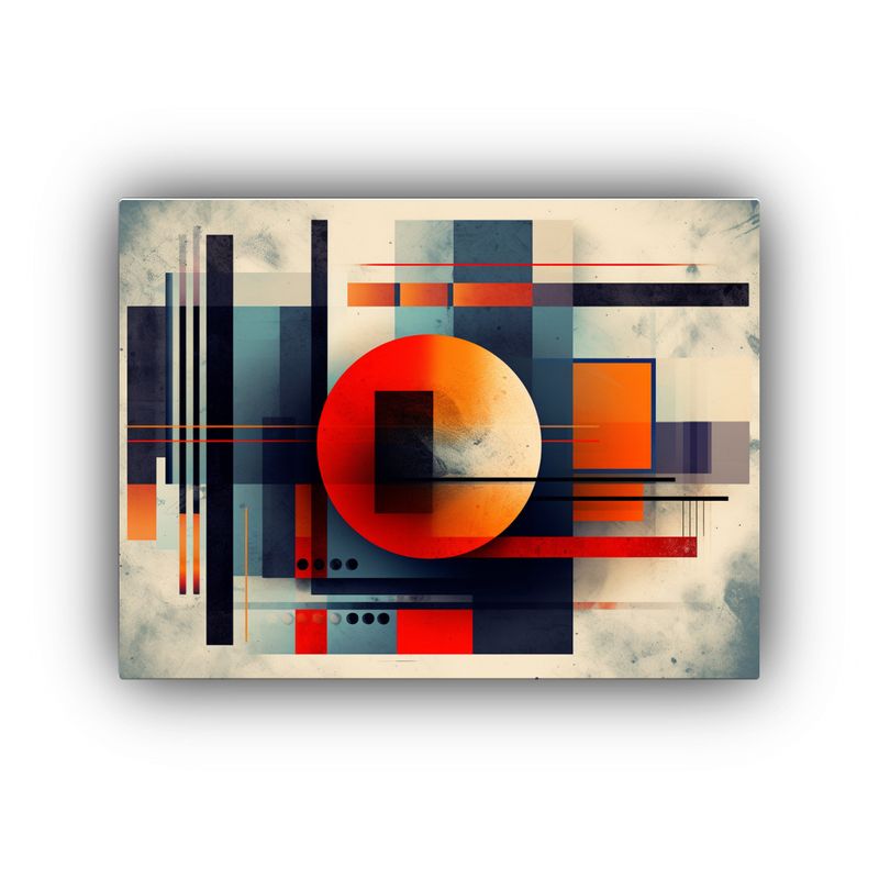 GENERICO - Cuadro Abstracto Moderno De Alta Resolución En Bastidor 120x80cm