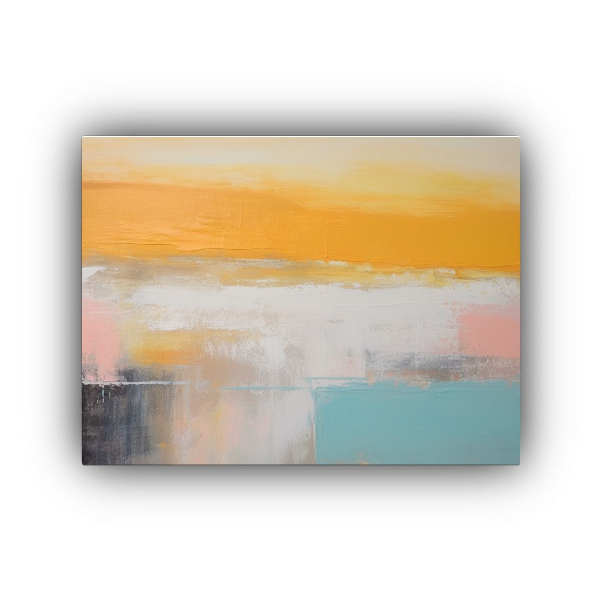 GENERICO - Cuadro Abstracto Minimalista Al Estilo De Lienzo De Tela Dec 120x80cm