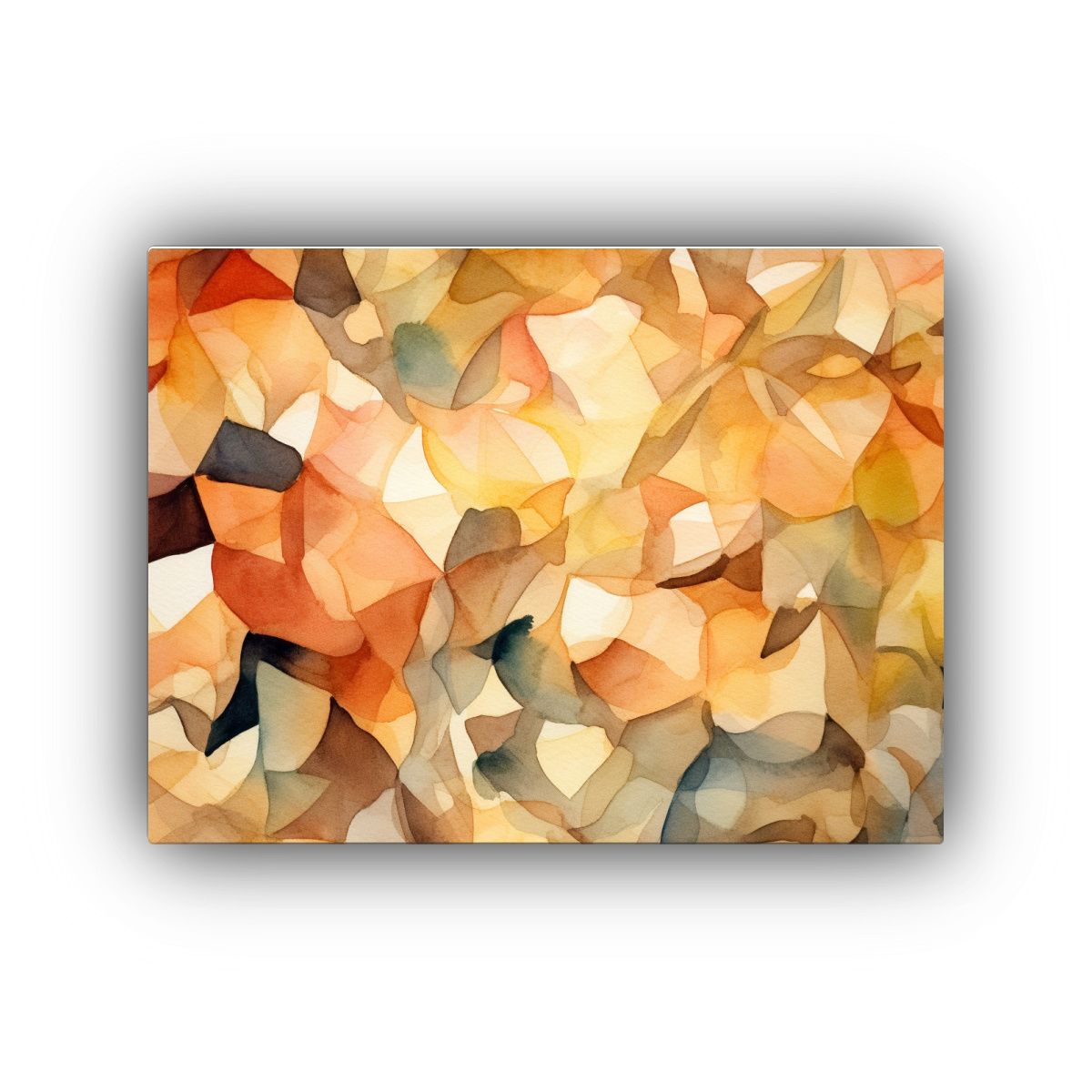 GENERICO - Pinturas Decorativas Arte Patrón Intenso Hogar Deco Acuarel 120x80cm