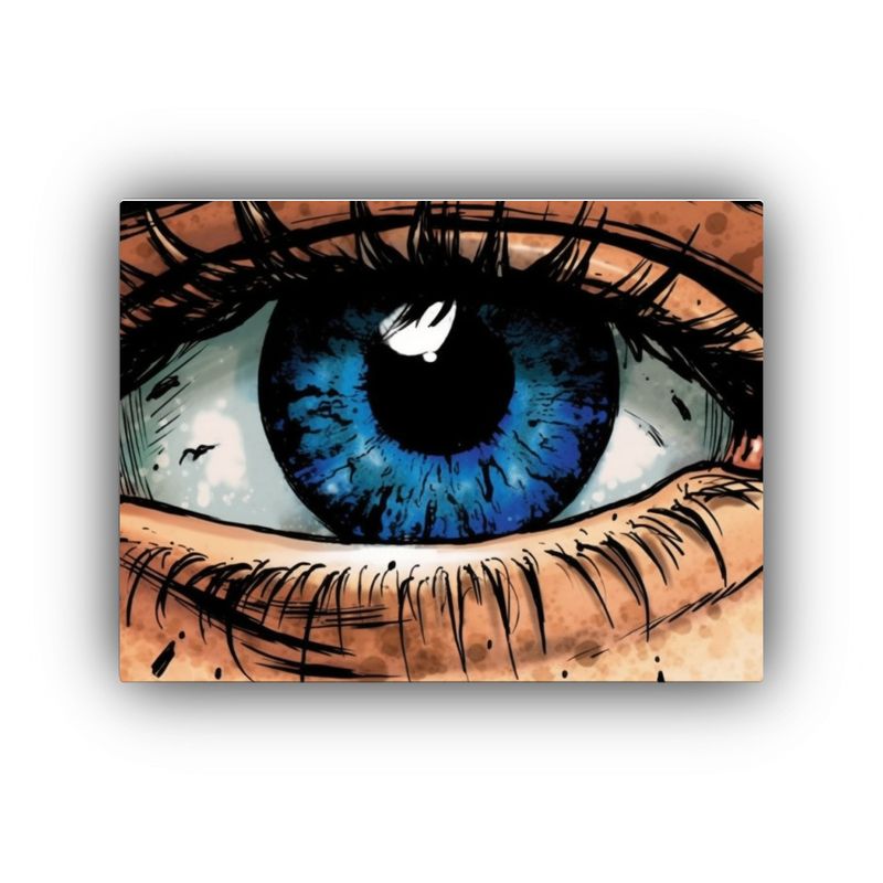 GENERICO - Novela Gráfica De Dios Con Elegancia En Lienzo Moderno 120x80cm