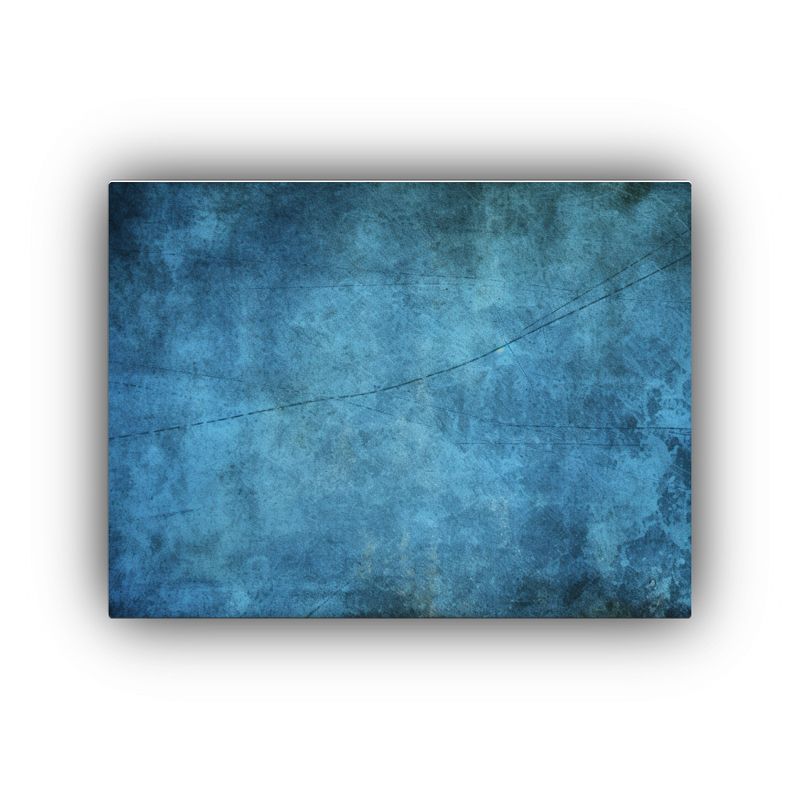 GENERICO - Pinturas Decorativas Grunge Azul Y Negro Con Tema Alegre 120x80cm