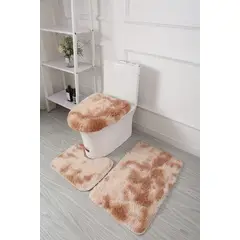 ANGELES DEL HOGAR - Set de Baño 3 Piezas Peludo