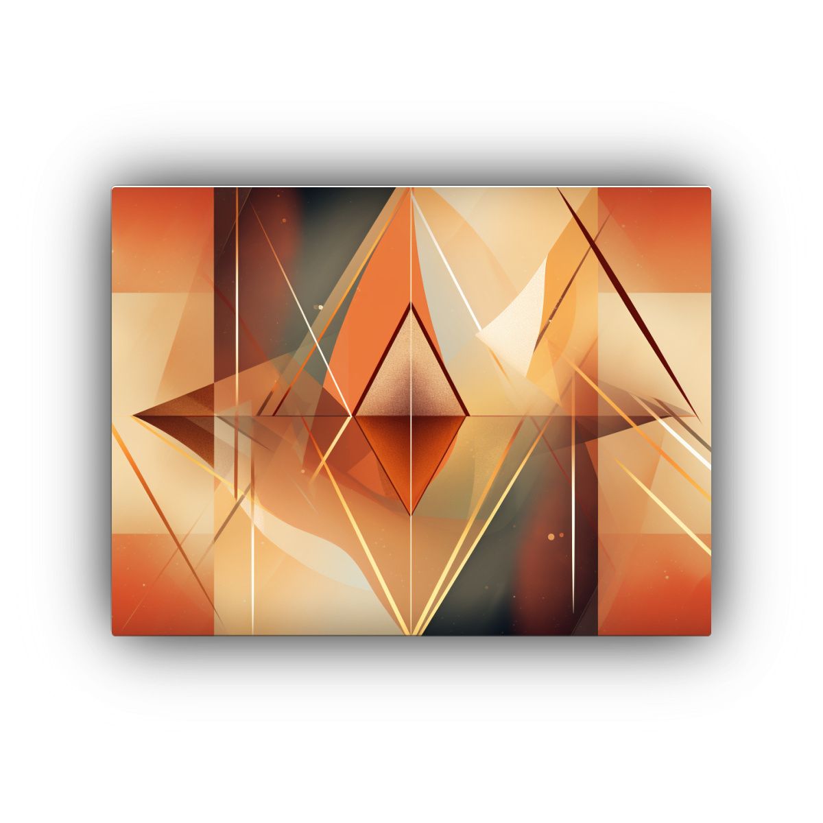 GENERICO - Cuadro Abstracto Moderno Con Temática Estilizada En Lienzo  120x80cm