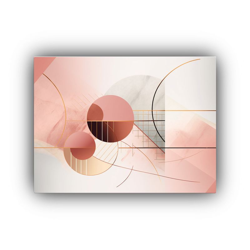 GENERICO - Cuadro Abstracto Con Diseño Moderno Y Elegante En Lienzo Co 120x80cm