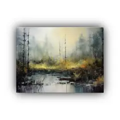 GENERICO - Pintura Paisajística Contemporánea Y Experimental Para Dec 120x80cm