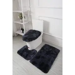 ANGELES DEL HOGAR - Set de Baño 3 Piezas Peludo
