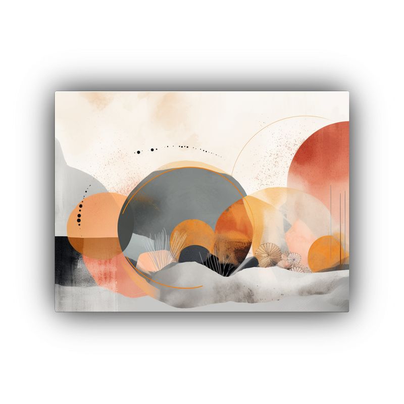 GENERICO - Fondo Completo De Arte Boho Abstracto Minimalista Moderno Pa 120x80cm
