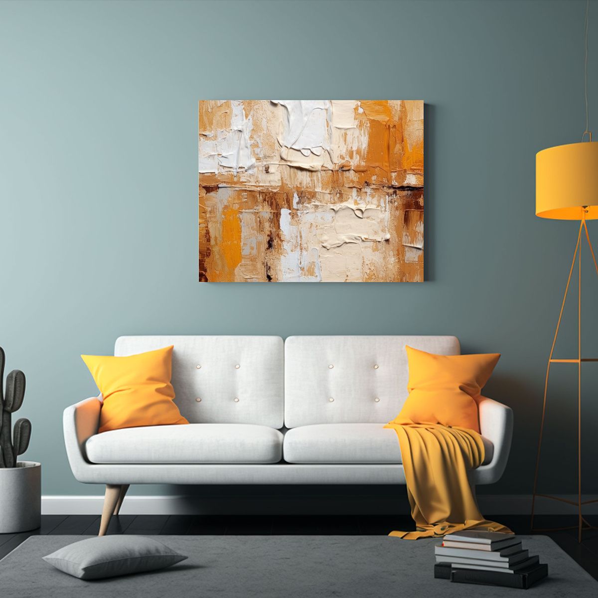 GENERICO - Pinturas De Decoración Con Textura De Gesso De Calidad 120x80cm