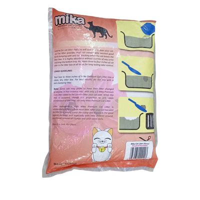 Imagen 2 del producto Arena Para Gato Aglutinante Premium Mika Aroma Manzana 4kg