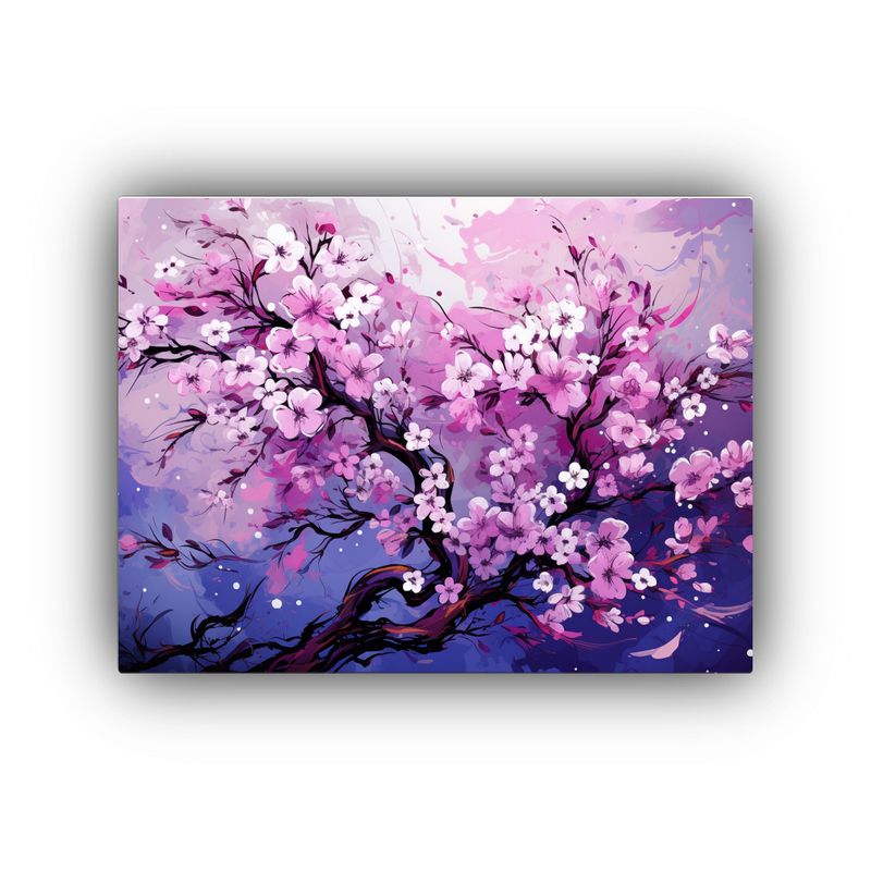 GENERICO - Pinturas Decorativas Vintage Árbol De Manzana En Colores M 120x80cm