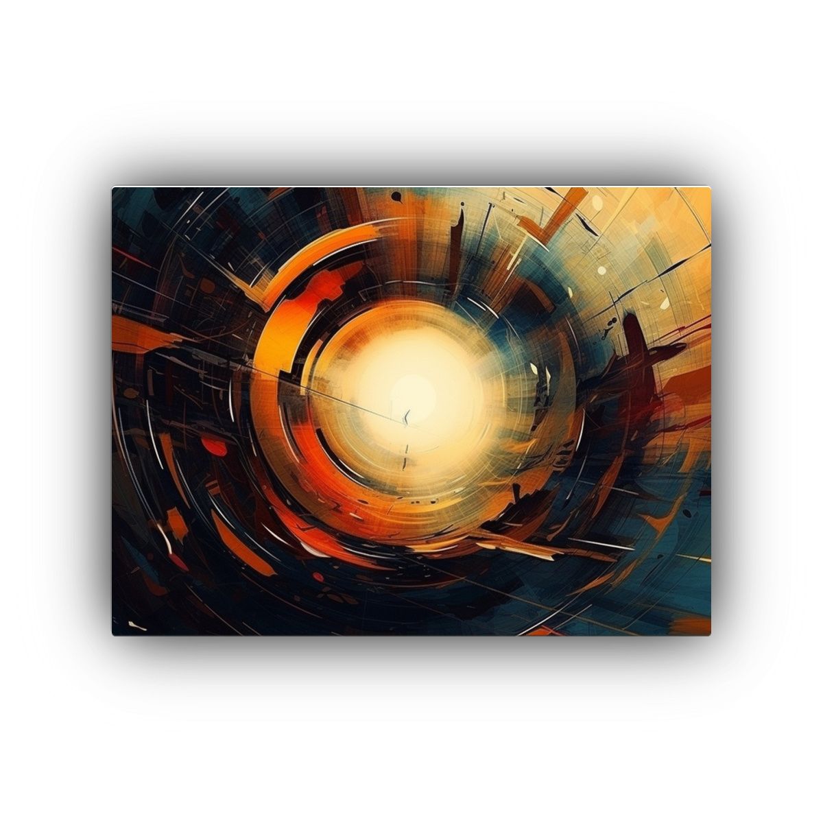 GENERICO - Cuadro Abstracto Profundo Para Decoración De Dormitorio 120x80cm