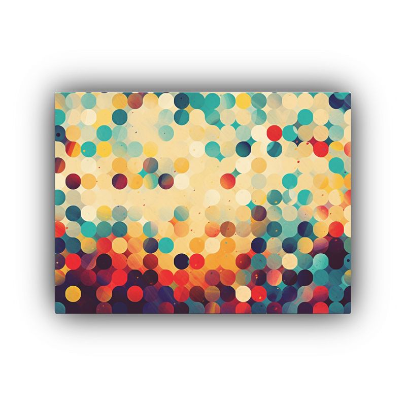 GENERICO - Cuadro Belleza Multicolor Halftone Adéntrate En Un Mundo C 120x80cm