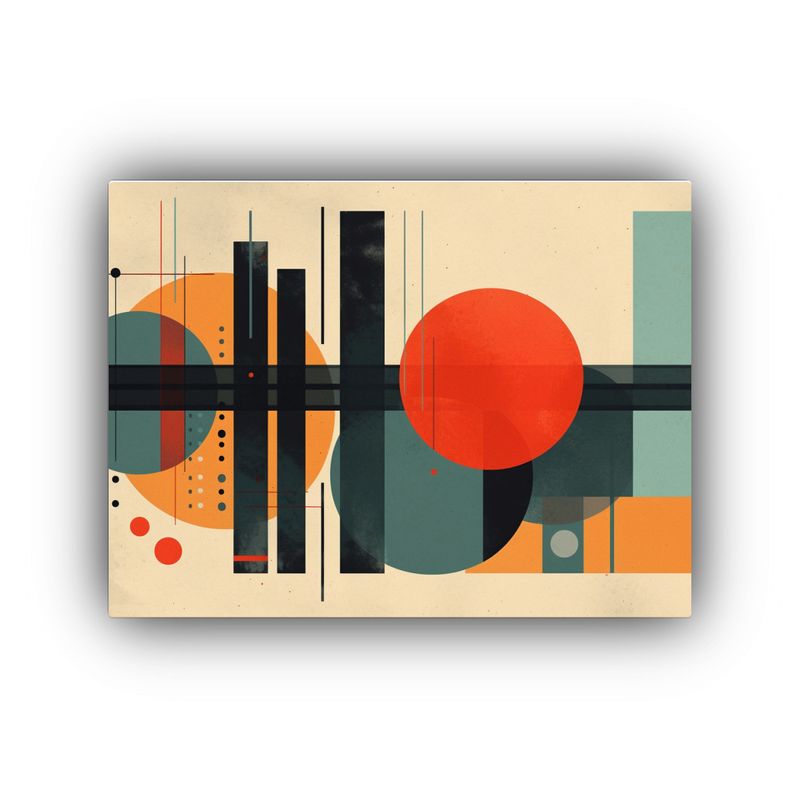 GENERICO - Pintura Decorativa Retro Abstracta En Estilo De Charles San 120x80cm