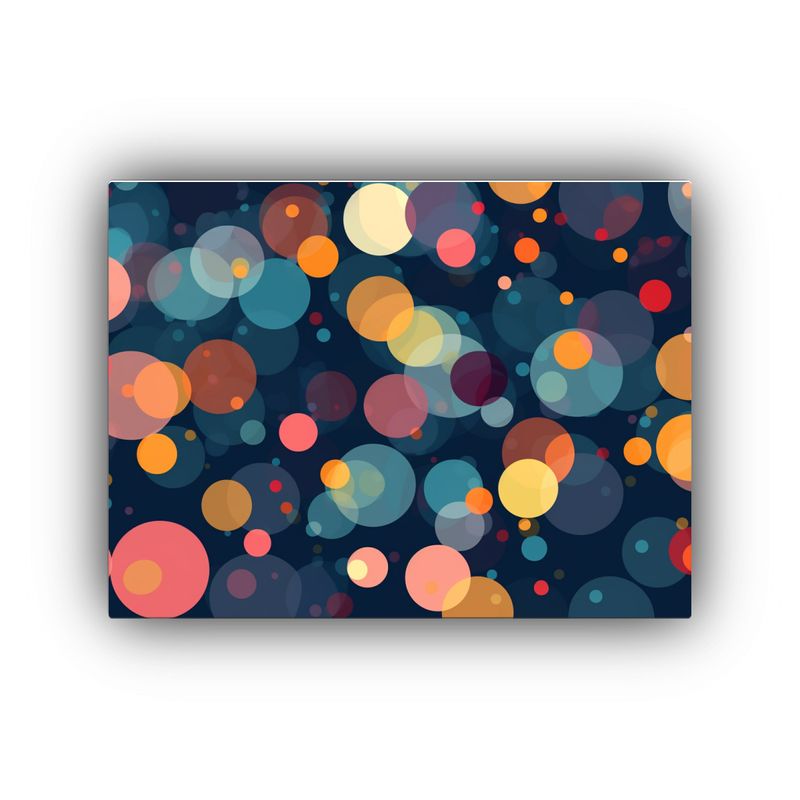 GENERICO - Pinturas Decorativas Abstractas De Alta Calidad Con Lunares  120x80cm