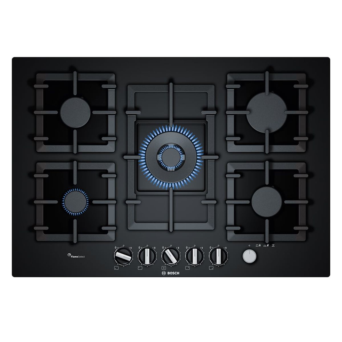 BOSCH - Encimera a Gas Bosch 75cm 5 quemadores