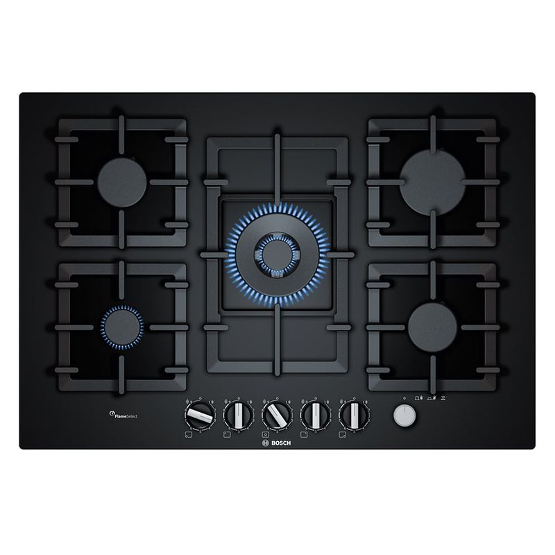 BOSCH - Encimera a Gas Bosch PPQ7A6M90 75cm 5 quemadores