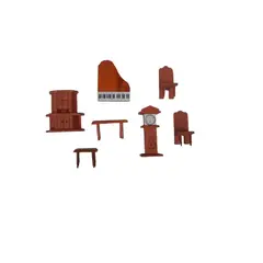 TOLIPA - Mini set de mueble para jugar con 7 piezas PB-C3