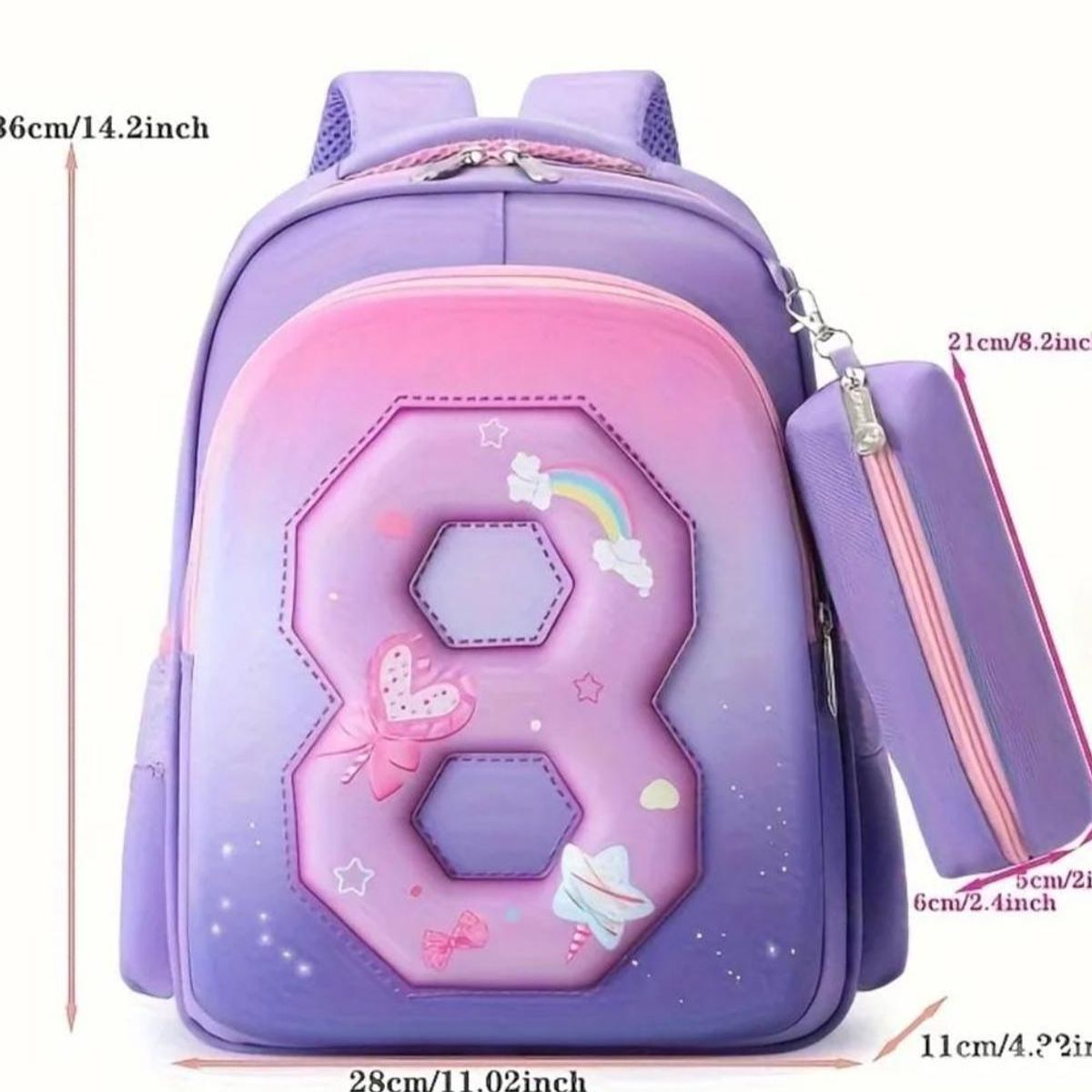 AK SPORT - Mochila Niña N8 - Morado
