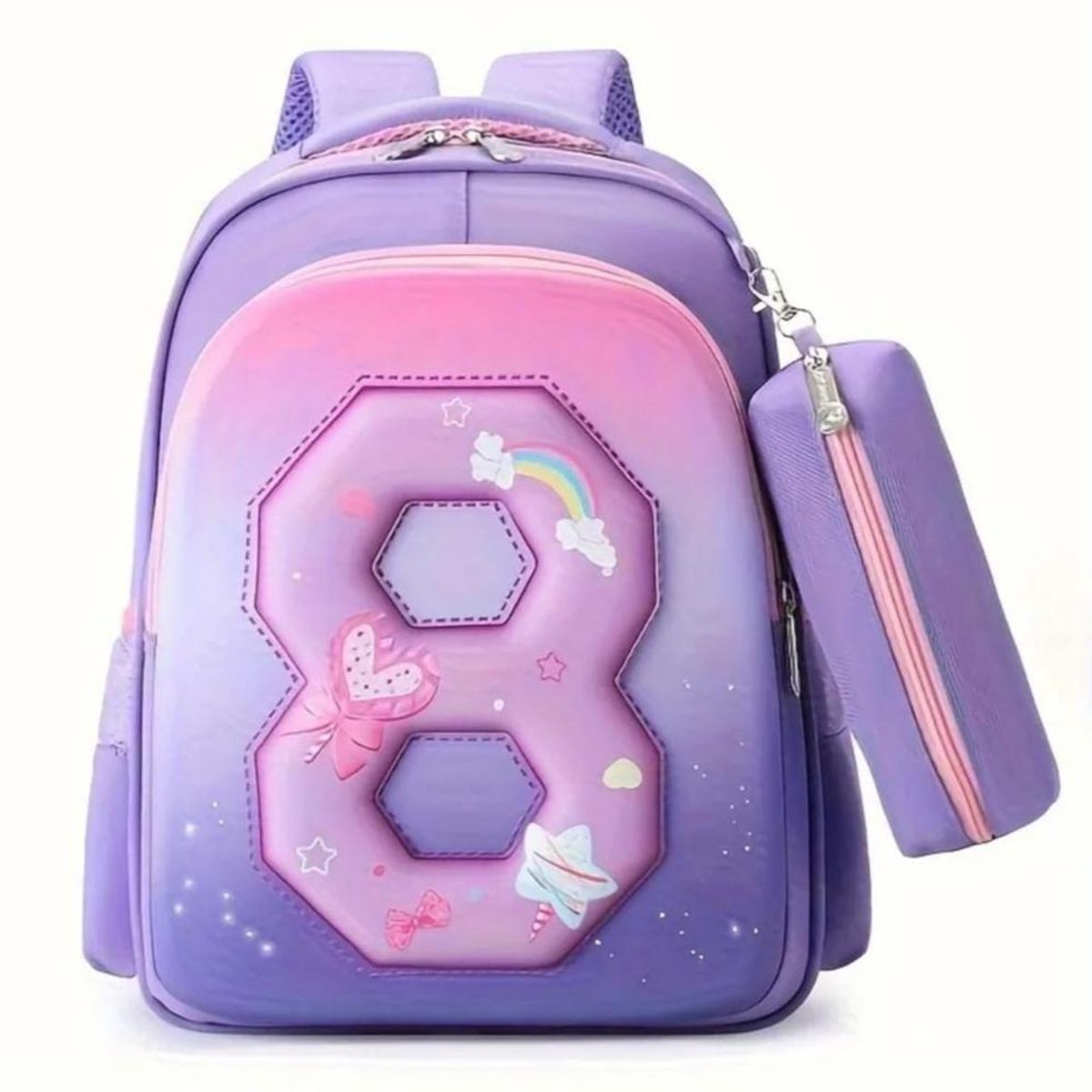 AK SPORT - Mochila Niña N8 PB-D8 - Morado