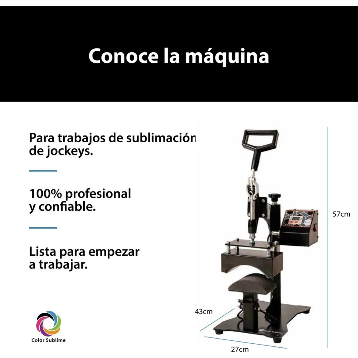 GENERICO - Máquina Estampadora Sublimadora de Jockeys Gorros Transfer DTF