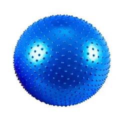 AK SPORT - Pelota Balón Pilates Yoga Masaje Erizo 75cm Azul