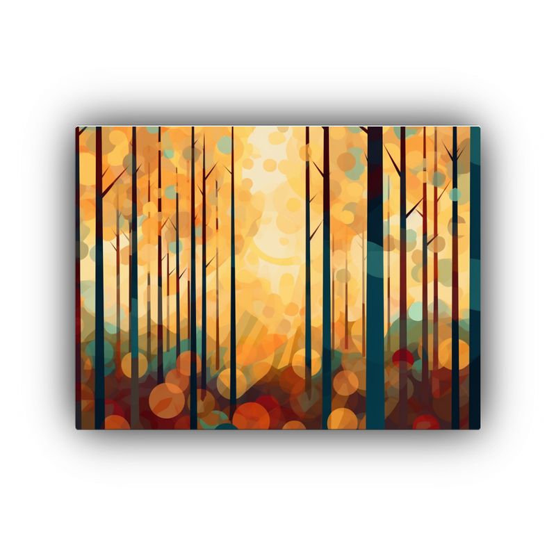 GENERICO - Cuadro Abstracto Moderno En Colores Vivos Para Decoración D 120x80cm