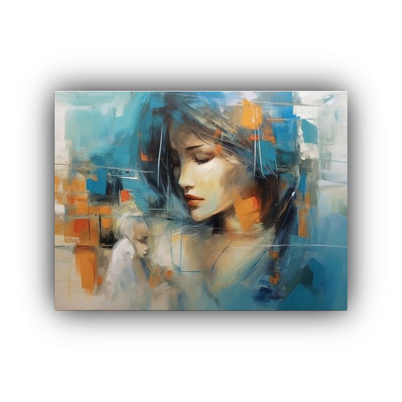 GENERICO - Pinturas Decorativas Sutiles Y Evocadoras En Bastidor De Cal 120x80cm