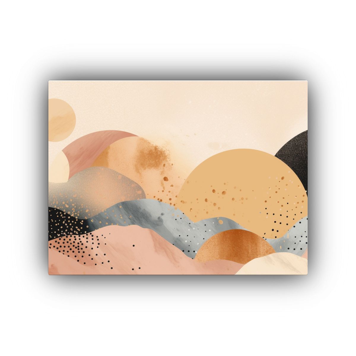 GENERICO - Pinturas Decorativas Abstractas De Impacto Con Colores Suave 120x80cm