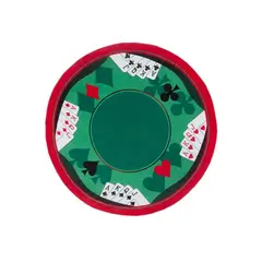 TEKA - Mantel Redonda Casino Naipes - 100% Algodón Terciopelo -