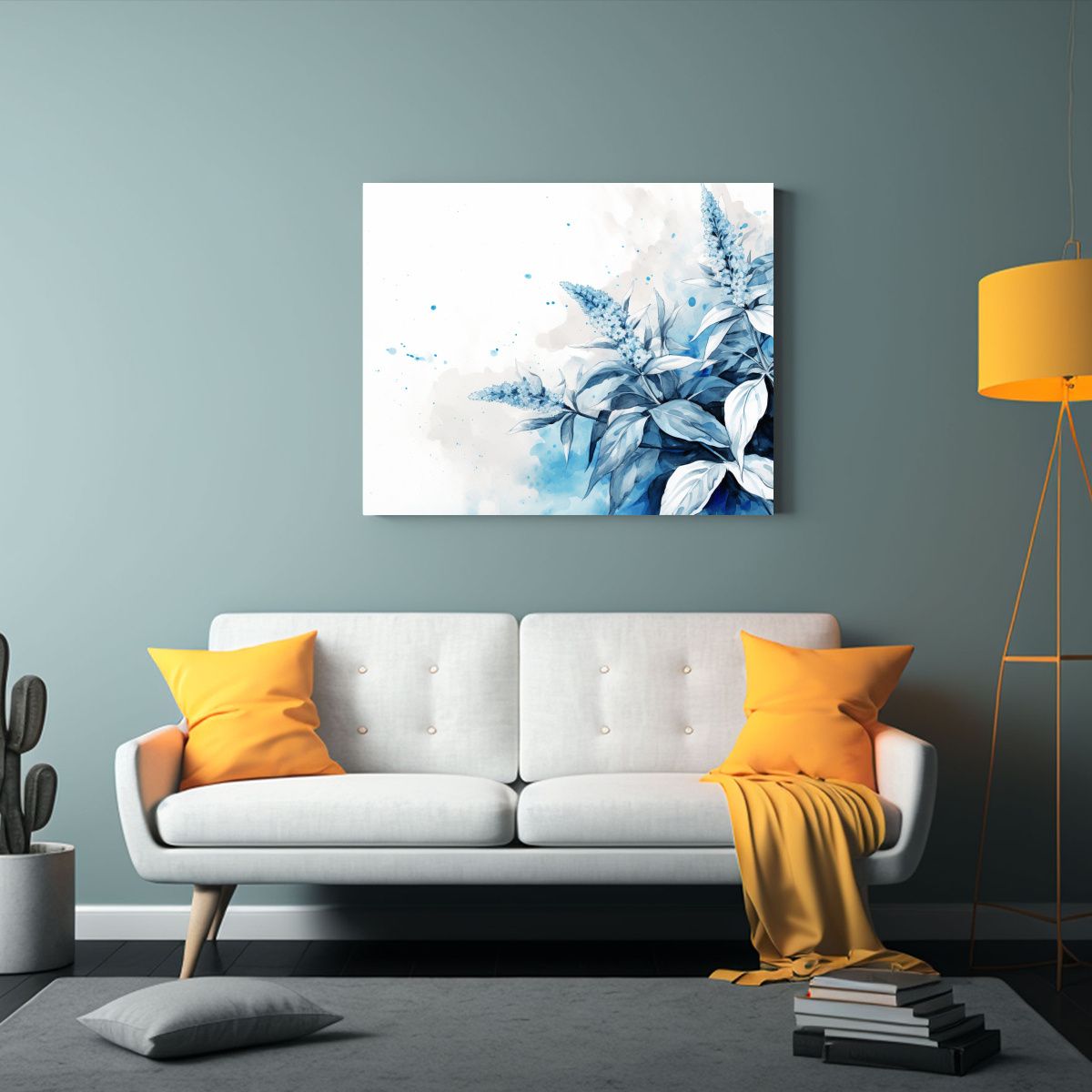 GENERICO - Pinturas Decorativas En Lienzo Con Forma Refinada Y Granos D 120x80cm